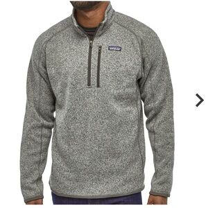 Patagonia Sweater Mens Medium Gray Better
Sweater 1/4 Zip Fleece Outdoor Hiking